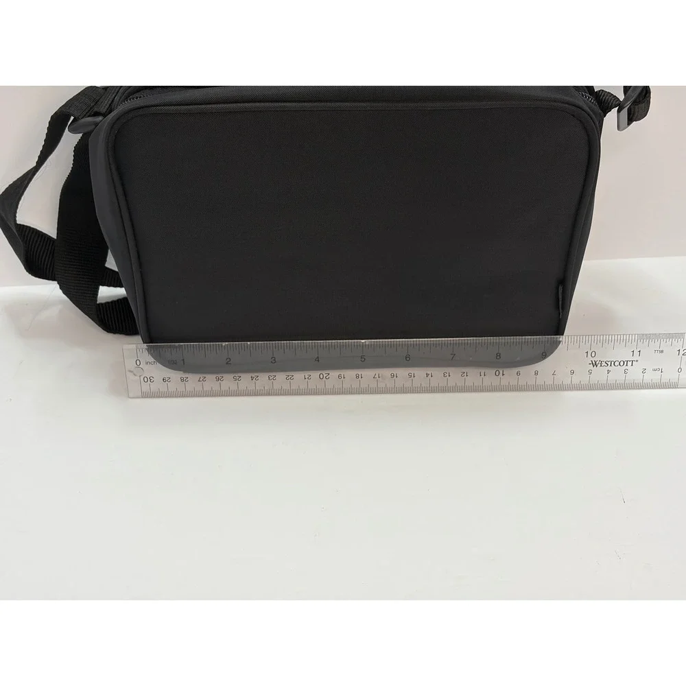 Sony Camera Bag Black Nylon Shoulder Strap Padded Carry Case Organizer